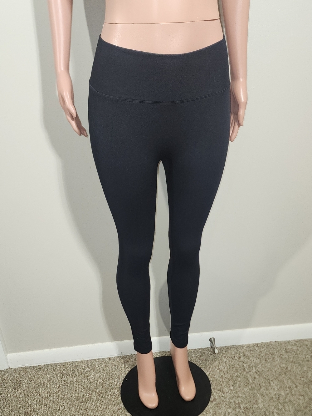High-Waist Black Women's Active Leggings